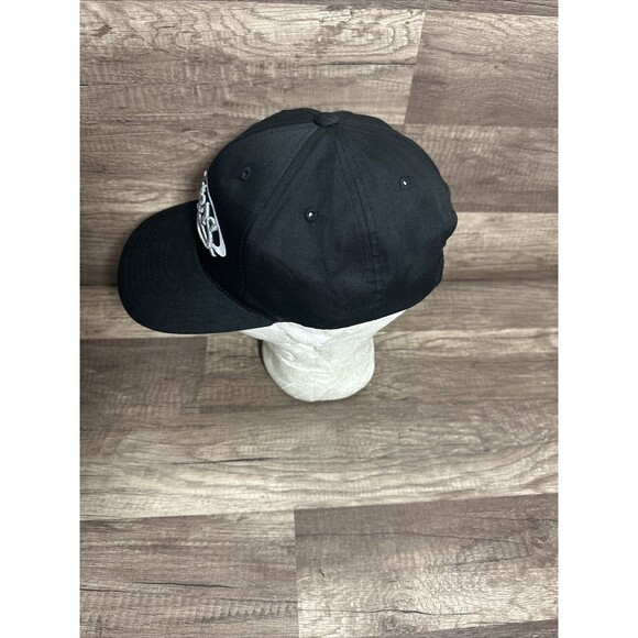 Vtg Annco Oakland Las Vegas Raiders Script Snapback Hat Embroidered Logo Dazzle - Picture 7 of 10